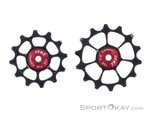 Cema Pulley-Set for Shimano 12s. Road Schaltwerk Zubehör-Schwarz-One Size