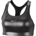 NIKE Damen Sport-BH "Swoosh Icon Clash", Größe XS in Grau