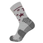 Zimtstern Techsockz MTB Performance   Fahrradsocken grau Größe 44  Mountainbik