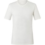 Super.Natural Sierra140 V Neck  Herren  Kurzarm Unterhemden weiss Größe S Trek