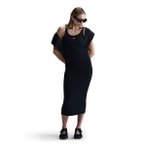 NIKE Damen Kleider kurz Da W NSW NK CHLL KNT MRIB TNK DRS, Größe XS in Schwarz