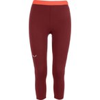 Salewa Cristallo Warm AMR 3/4 Hose Damen  3/4 Unterhose rot Größe XS Trekking 