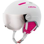 HEAD Kinder Helm MAJA Visor white, Größe XXS in Grau