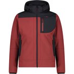 CMP Zip  Softshell  Herren  Softshelljacke rot Größe XL Trekking  Wasserabweis