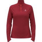 ODLO Damen Midlayer ESSENTIAL 1/2 ZIP, Größe L in Rot