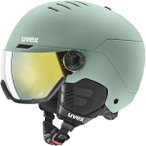 UVEX Herren Helm wanted visor, Größe 54-58 in Grau