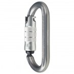 AustriAlpin - Ovalo ID Alu 3-Wege-Autolock - Schraubkarabiner grau