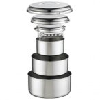 MSR - Alpine 4 Pot Set - Topf Gr 1 l / 2 l / 3 l grau