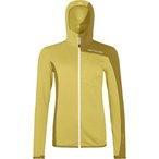 Ortovox Fleece Light Grid   Damen  Fleecejacke gelb Größe XS Bergsteigen  Meri