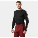 HELLY HANSEN Herren Unterhemd HH LIFA STRIPE CREW, Größe XXL in Schwarz