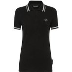 PLEIN SPORT Kurzarm-Poloshirt, Größe XS in Schwarz