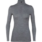 Icebreaker 200 Oasis Half Zip  Damen  Langarm Unterhemden grau Größe XS   Haut