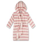 Sanetta - Kid's Bathrobe Stripe 233054 - Bademantel Gr 104 rosa