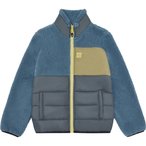 Color Kids Quilt Fleece  Kinder  Isolationsjacke blau Größe 128 Trekking  Elas
