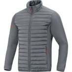 JAKO Herren Hybridjacke Premium, Größe XL in Grau