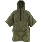 Therm-A-Rest Honcho Poncho Down   Isolationsjacke oliv Größe One Size Trekking