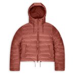 Rains - Lohja Short Puffer Jacket W3T2 - Freizeitjacke Gr L rot