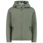 CMP - Girl's Jacket Fix Hood Jacquard Knitted - Fleecejacke Gr 128 oliv