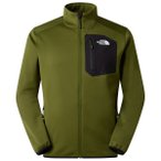 The North Face - Crest Full Zip - Fleecejacke Gr L oliv