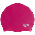 Speedo - Plain Moulded Silicone Cap - Badekappe rosa
