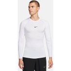NIKE Herren Sweatshirt M NP DF TIGHT TOP LS, Größe XXL in Weiß