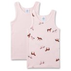 Sanetta - Kid's DP Shirt 336986+336987 - Alltagsunterwäsche Gr 92 rosa