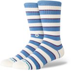 Stance Striped It Crew   Freizeitsocken blau Größe 38  Trekking  Hautfreundlic