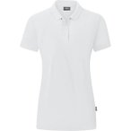 JAKO Damen Polo Organic, Größe 46 in Weiß