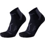 Uyn Run Super Fast 2er Pack  Herren  Laufsocken schwarz Größe 45  Laufen  Elas