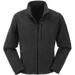 MAUL Herren Unterjacke Oberstdorf II Strickfleece Jac, Größe 52 in Schwarz
