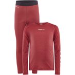 Craft Core Warm Baselayer Set Kinder  Skiunterwäsche rot Größe 122 Skifahren 