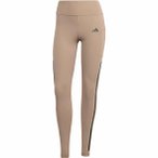 adidas Optime 3-Streifen Full Length Damen Leggings ( Beige S Größe,)