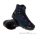 Salewa Alp Trainer 2 Mid GTX Herren Wanderschuhe Gore-Tex-Dunkel-Blau-11,5