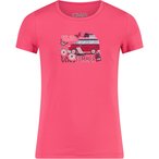 CMP Print  Kinder  T-Shirts pink Größe 164 Trekking  Elastisch