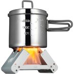 Esbit kocher mit Windschutz  Campingkocher grau Größe 2x27g Camping