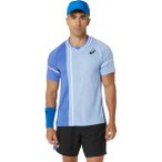 ASICS Herren Shirt MEN MATCH SS TOP, Größe S in Silber