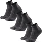 DANISH ENDURANCE Wandersocken Light Hiking Low-Cut, Größe 43-47 in Grau