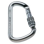 Camp D Pro Lock Stahlkarabiner  Karabiner silber Größe One Size Sportklettern