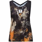 Mammut Women’s Massone Sport Tank Top Sender, L, black-tangerine