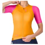 Castelli - Women's Corretto Jersey - Radtrikot Gr L orange
