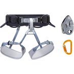 Petzl Corax Grigri Sm’D Kletterset  Kletterset Einsteiger grau Größe 76-107c