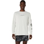 Asics Fujitrail Logo Herren  LaufshirtsLaufen  Schnell trocknend  Größe L weis