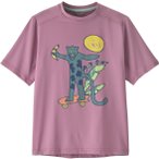 Patagonia Kinder Capilene Silkweight T-Shirt ( Violett L)