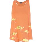 CHIEMSEE Top mi platziertem Känguru-Print, Größe S in Orange