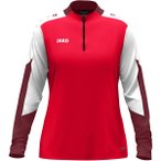 JAKO Damen Pullover Ziptop Dynamic Damen, Größe XL in Rot
