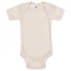 Engel - Baby-Body S/S - Merinounterwäsche Gr 62/68 beige