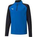 PUMA Kinder Sweatshirt teamLIGA 1/4 Zip Top Jr, Größe 152 in Blau