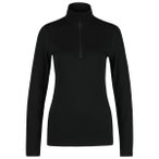 Icebreaker - Women's 200 Oasis L/S Half Zip - Merinolongsleeve Gr L schwarz