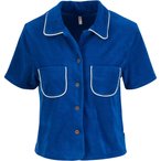 Blutsgeschwister Off Shore Shimmy  Damen  Blusen blau Größe S Lifestyle  Schne