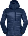 Norrona - Daunenjacke mit Kapuze - Falketind Down750 Zip Hood W Indigo Night fü